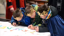 Aussendungsfeier der Sternsinger mit Erzbischof Woelki / © Beatrice Tomasetti (DR)