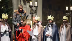 Aussendungsfeier der Sternsinger mit Erzbischof Woelki / © Beatrice Tomasetti (DR)