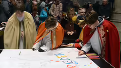 Aussendungsfeier der Sternsinger mit Erzbischof Woelki / © Beatrice Tomasetti (DR)