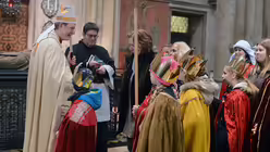 Aussendungsfeier der Sternsinger mit Erzbischof Woelki / &copy; Beatrice Tomasetti (DR)