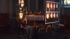 Michael Ranta an seinem Percussion-Instrument / © Tomasetti (DR)