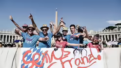 Begeisterung in Rom (KNA)