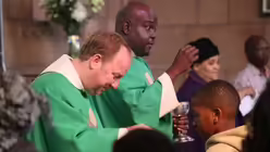 Bei der Reise nach Südafrika mit dabei war Domdechant Msgr. Robert Kleine / © Bernhard Walterscheid (Kölner Dommusik)