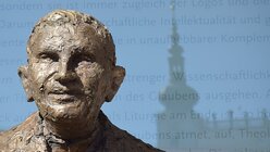 Benedikt-Statue in Stift Heiligenkreuz  / © Klingen (KNA)