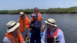 Besuch der kommunalen  Aufforstungsbem&uuml;hungen der Mangrovenw&auml;lder / &copy; Maximilian Rudloff (privat)