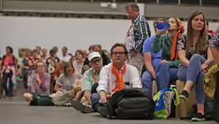 Kirchentagsbesucher / &copy; Markus Nowak (KNA)