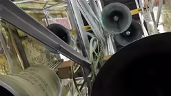 Blick in die Glockenstube des Südturms nach der Ergänzung / © Jan Hendrik Stens (DR)