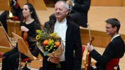 Chorleiter Metternich ist mit der Einstudierung von insgesamt neun Mozart-Messen an der CD-Produktion des Kölner Kammerorchesters beteiligt. / © Beatrice Tomasetti (DR)