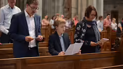 Chorprobe im Kölner Dom / © Beatrice Tomasetti (DR)