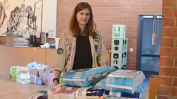 Claudia Bellin ist froh, dass manche Spender auch an Gebrauchsartikel des täglichen Bedarfs denken / © Beatrice Tomasetti (DR)