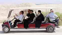 Unterwegs zur Taufstelle Jesu am Jordan / &copy; Jamal Nasrallah (dpa)