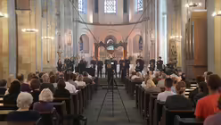 Das Brahms-Projekt unter der Leitung von Anna Goeke fand in St. Aposteln statt. / &copy; Beatrice Tomasetti (DR)