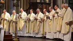 Auch dabei: Die Domkapitulare im Erzbistum Köln  / © Beatrice Tomasetti  (DR)