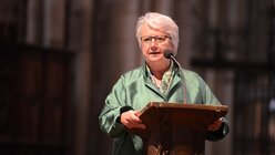 Das Frauenwort spricht die ehemalige Bundesministerin a.D. Annette Schavan / © Beatrice Tomasetti (DR)