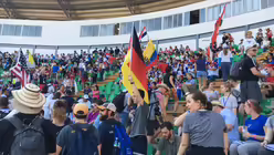 Das Stadion ist reich gefüllt / © Katharina Geiger (DR)