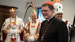 Kölner Dreigestirn bei Kardinal Woelki / © Federico Gambarini (dpa)