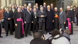 In seiner Amtszeit als Bundeskanzler hatte Helmut Kohl zahlreiche ausl&auml;ndische Staatsg&auml;ste nach Speyer gef&uuml;hrt. / &copy; N.N. (Bistum Speyer)