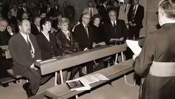 Sir John Major, Nachfolger von Margaret Thatcher Premierminister des Vereinigten K&ouml;nigreichs in Speyer. / &copy; N.N. (Bistum Speyer)