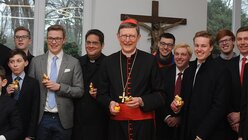 Den Messdienern dankt der Erzbischof für ihren großen Einsatz in der Kar- und Osterwoche.  / © Tomasetti (DR)
