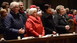 Der Di&ouml;zesanvorstand der kfd: Elisabeth Glauner, Hildegard Leven, Elisabeth Bungartz und Lydia Wallraf-Kl&uuml;nter (von links) / &copy; Beatrice Tomasetti (DR)