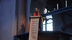 Der Engel verkündet die Geburt Jesu Christi. / © Beatrice Tomasetti (DR)