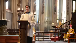 Der Kantorendienst im Kapitelsamt ist Aufgabe der Dommusik. / © Beatrice Tomasetti (DR)