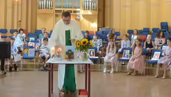 Der Wortgottesdienst ist zentraler Bestandteil der Verabschiedungsfeier / © Beatrice Tomasetti (DR)