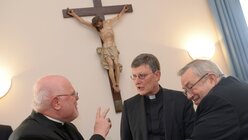 Kardinäle Marx, Woelki und Lehmann (dpa)