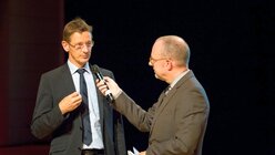 Diözesan-Caritasdirektor Frank Johannes Hensel im Interview - Elisabethpreis 2014 / © Martin Karski (CaritasStiftung im Erzbistum Köln)