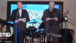 Die Ansprache von Stadtdechant Msgr. Robert Kleine und Superintendent Rolf Domning ist launig und voller humoriger Zweideutigkeiten. / &copy; Tomasetti (DR)