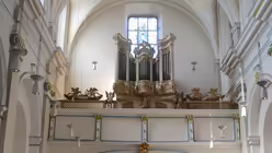 Die barocke Orgel-Empore im Karmel Maria vom Frieden / &copy; Beatrice Tomasetti (DR)