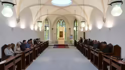 Die Hausgemeinschaft kommt dreimal am Tag zum Stundengebet in der Sakramentskapelle zusammen / © Redemptoris Mater (DR)