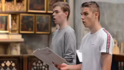 Die Herrenstimmen sorgen an diesem Nachmittag f&uuml;r ein tragendes Ger&uuml;st. / &copy; Beatrice Tomasetti (DR)