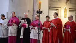Die Liturgie des Palmsonntags beginnt traditionell in der Minoritenkirche / © Beatrice Tomasetti (DR)