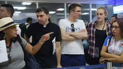 Die Pilger aus dem Erzbistum Köln werden in Empfang genommen / © Katharina Geiger (DR)