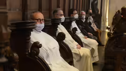 Dominikaner im Chorgest&uuml;hl von St. Andreas. / &copy; Beatrice Tomasetti (DR)