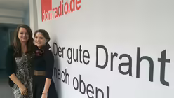 Lisa mit Domradio-Reporterin Milena Furman / &copy; Domradio