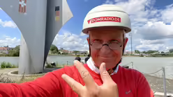 DOMRADIO.DE-Chefredakteur Ingo Br&uuml;ggenj&uuml;rgen am Dreil&auml;ndereck in Basel (DR)