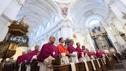 Bischöfe im Dom zu Fulda / © Arne Dedert (dpa)