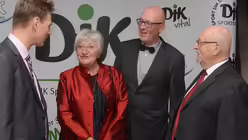 Dr. Burkhard Knipping, Hannelore Bartscherer und Volker Lemken geh&ouml;rten zu dem Initiatoren-Team von "kirche.tanzt". / &copy; Tomasetti (DR)