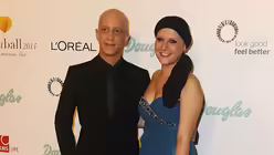 Posieren auf dem roten Teppich - DKMS Dreamball 2014 / &copy; Privat