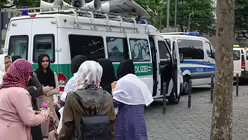 Die Lage sei ruhig geblieben, so die Polizei / © Matthias Milleker (DR)