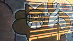 Kultkatze M. Chat hat es auch nach Sarajevo geschafft / &copy; Friederike Seeger