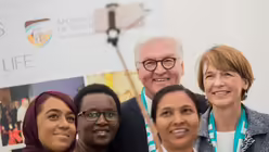 Ehepaar Steinmeier / © Rolf Vennenbernd (dpa)