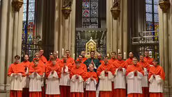 Ein Gruppenfoto zum Abschied mit den Dommessdienern. / &copy; Beatrice Tomasetti (DR)