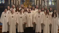 "Ein Jahrgang, auf den man sich verlassen kann", sagt Domkantor Sperling über die Mädchen die an diesem Sonntag ausgezeichnet wurden / © Beatrice Tomasetti (DR)