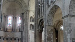 Ein Kirchenraum mit Atmosphäre: die Wandgliederung von Groß St. Martin. / © Beatrice Tomsetti (DR)