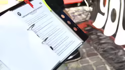 Ein Liedtext der Band / © Melanie Trimborn (DR)