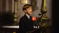 Einen kleinen solistischen Auftritt hat Domsingknabe Leo Wameling. / &copy; Beatrice Tomasetti (DR)