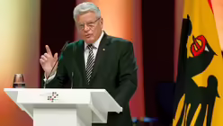 Bundespr&auml;sident Joachim Gauck am Tag der Deutschen Einheit / &copy; Ralph Orlowski (dpa)